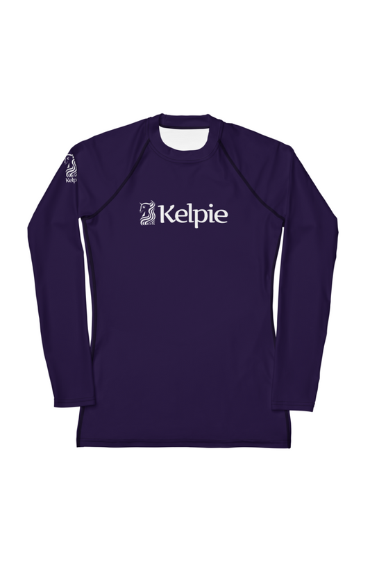 Purple Kelpie Women's Paddle Board Rashguard.