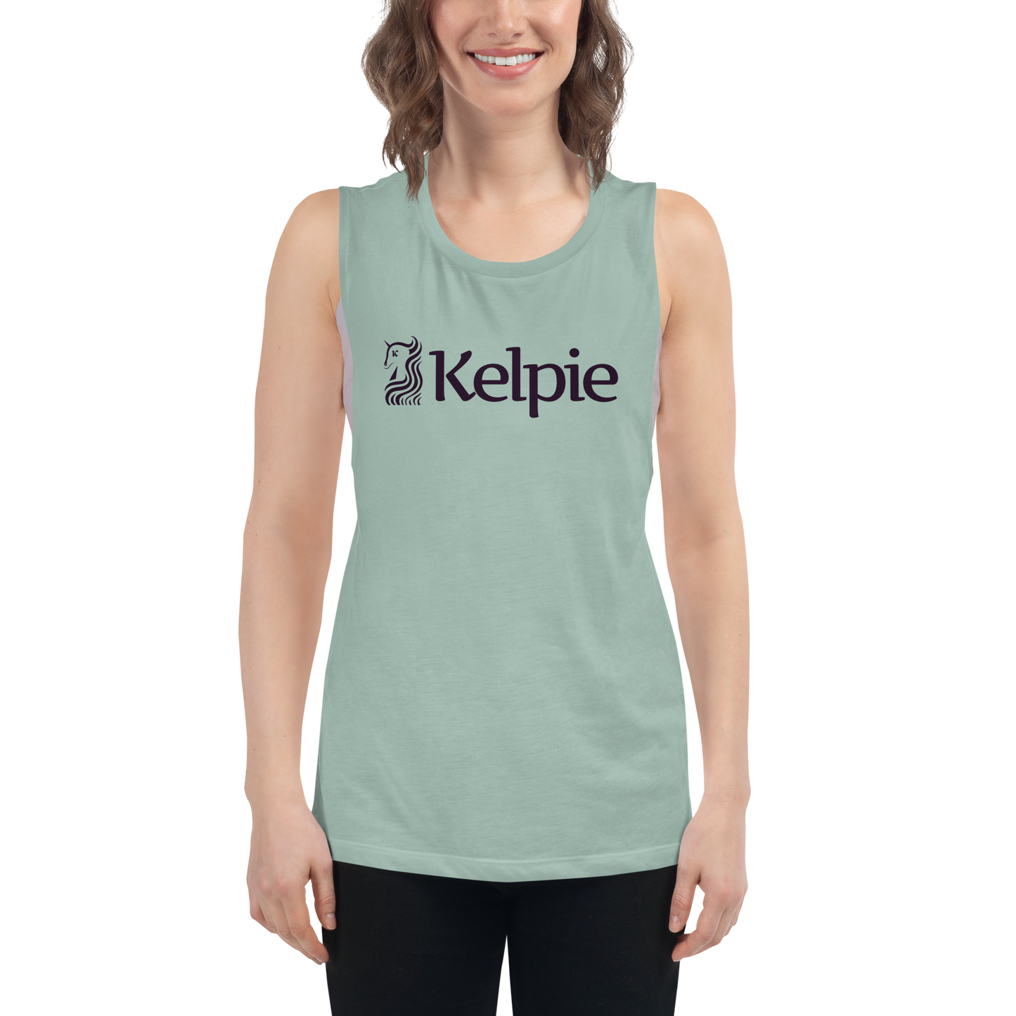 Kelpie Women's Logo Muscle Tank