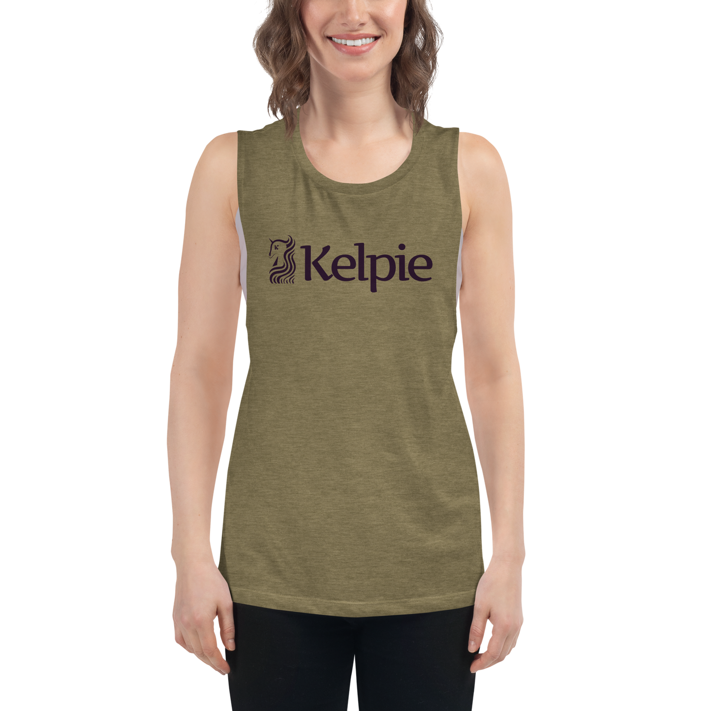 Kelpie Women's Logo Muscle Tank