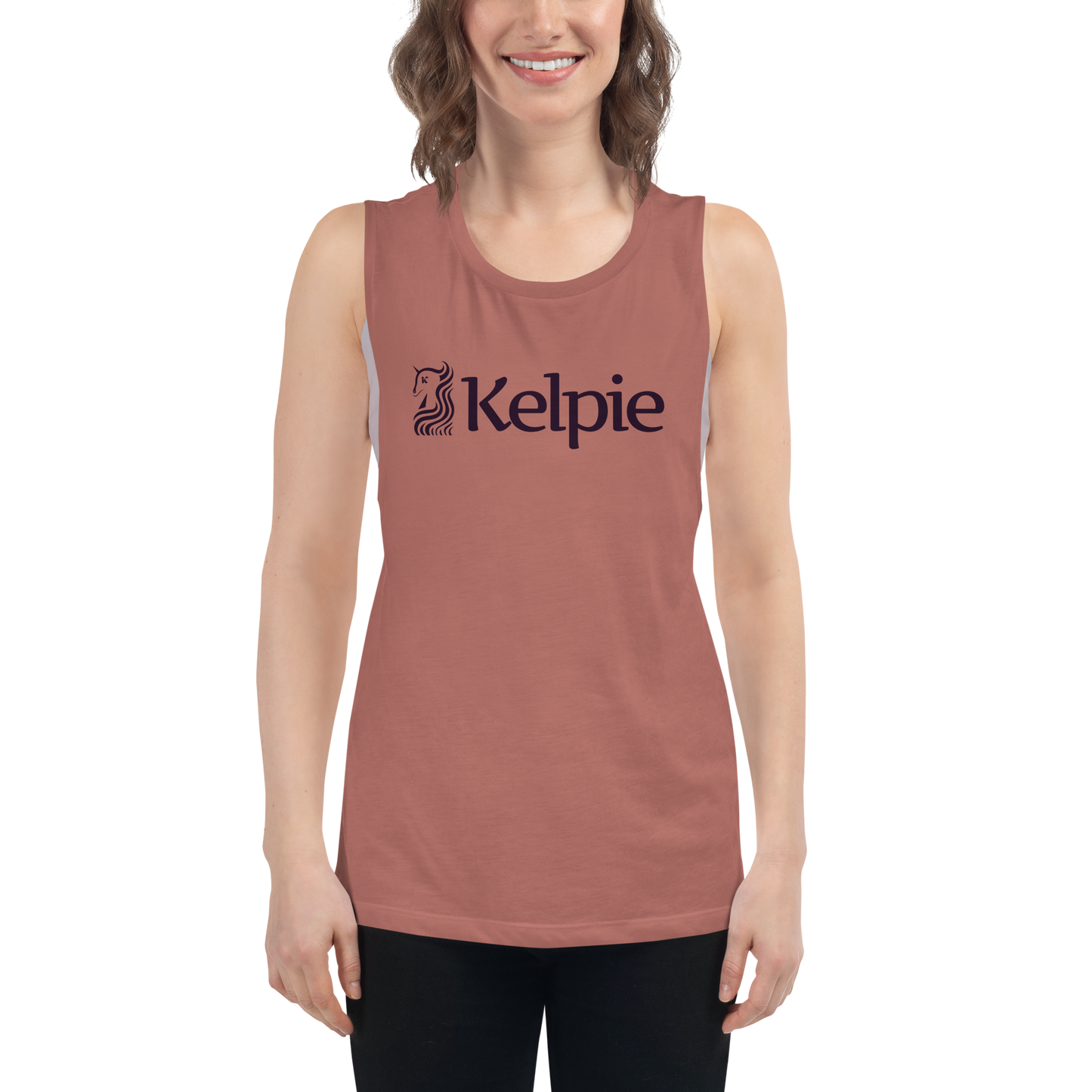 Kelpie Women's Logo Muscle Tank